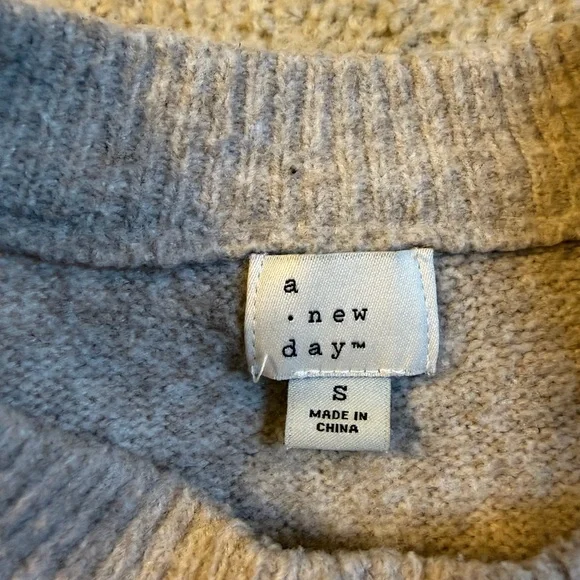 a new day Beige and Black Striped Crew Sweater - Picture 3 of 4